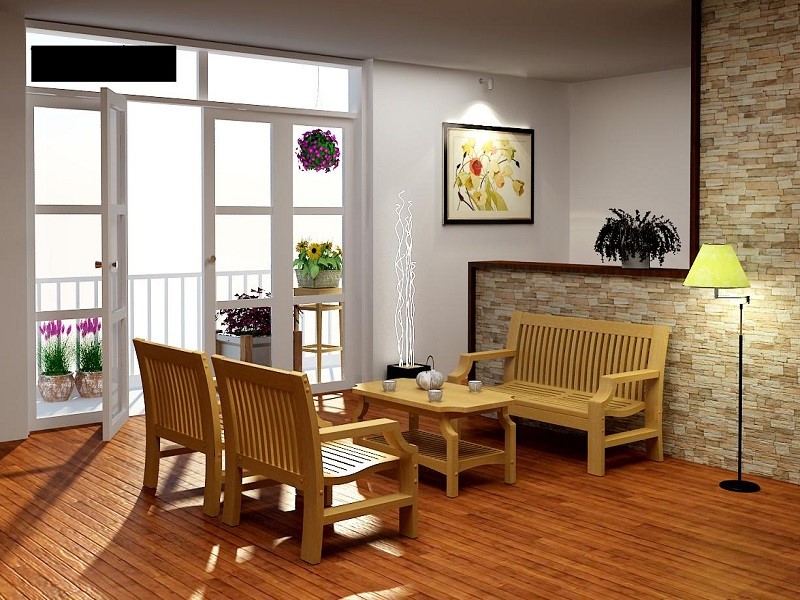 Bí quyết chọn bàn ghế gỗ phòng khách giá bình dân cho nhà có không gian nhỏ
