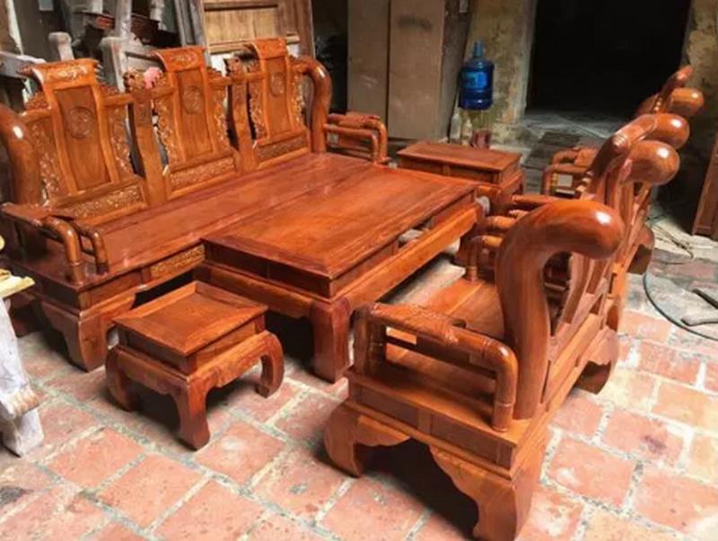 Bán bàn ghế gỗ hương cũ còn mới đẹp nhiều kiểu dáng